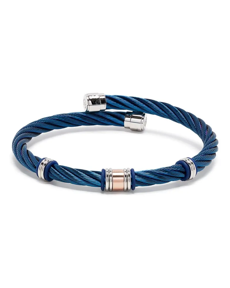 CHARRIOL Armreif im Kabeldesign - Blau Blau
