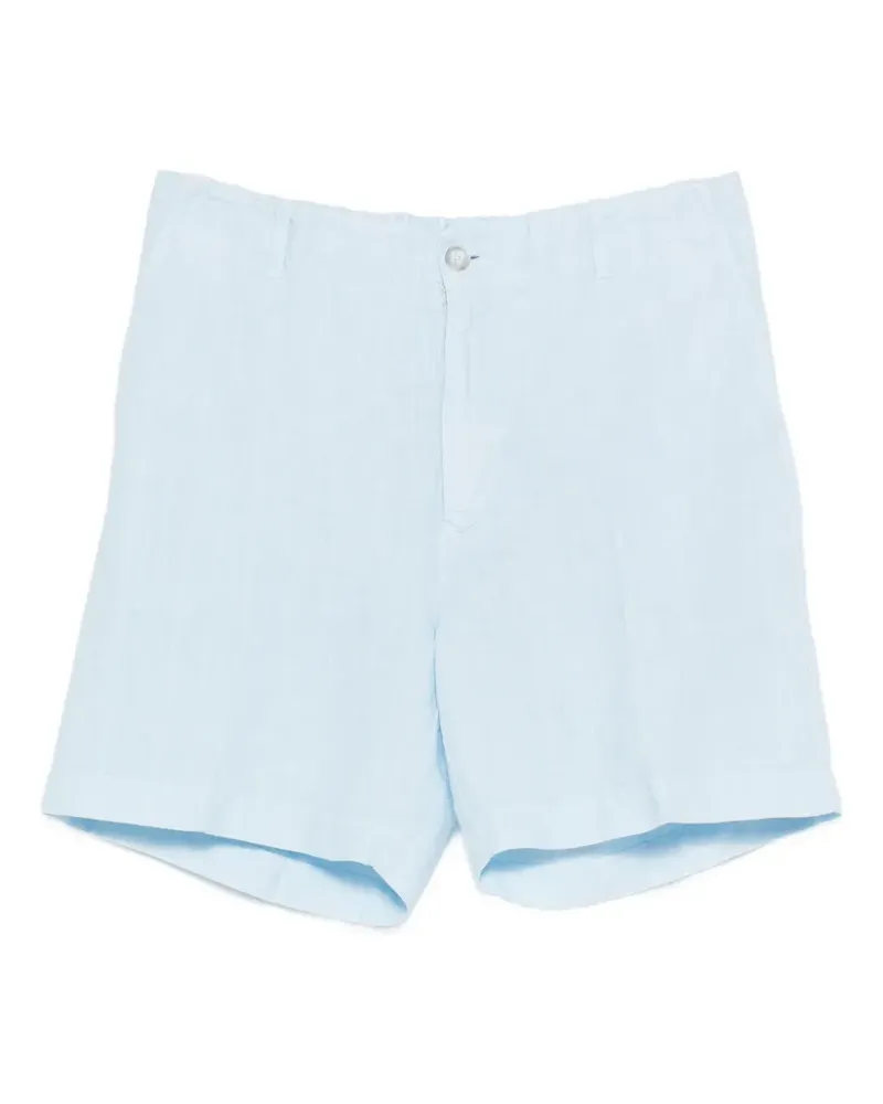 120% Lino linen shorts - Blau Blau