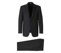 Einreihiger Anzug - Schwarz