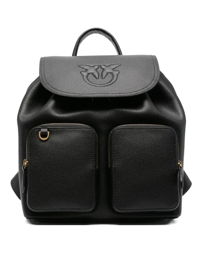 Pinko Rucksack aus Leder - Schwarz Schwarz