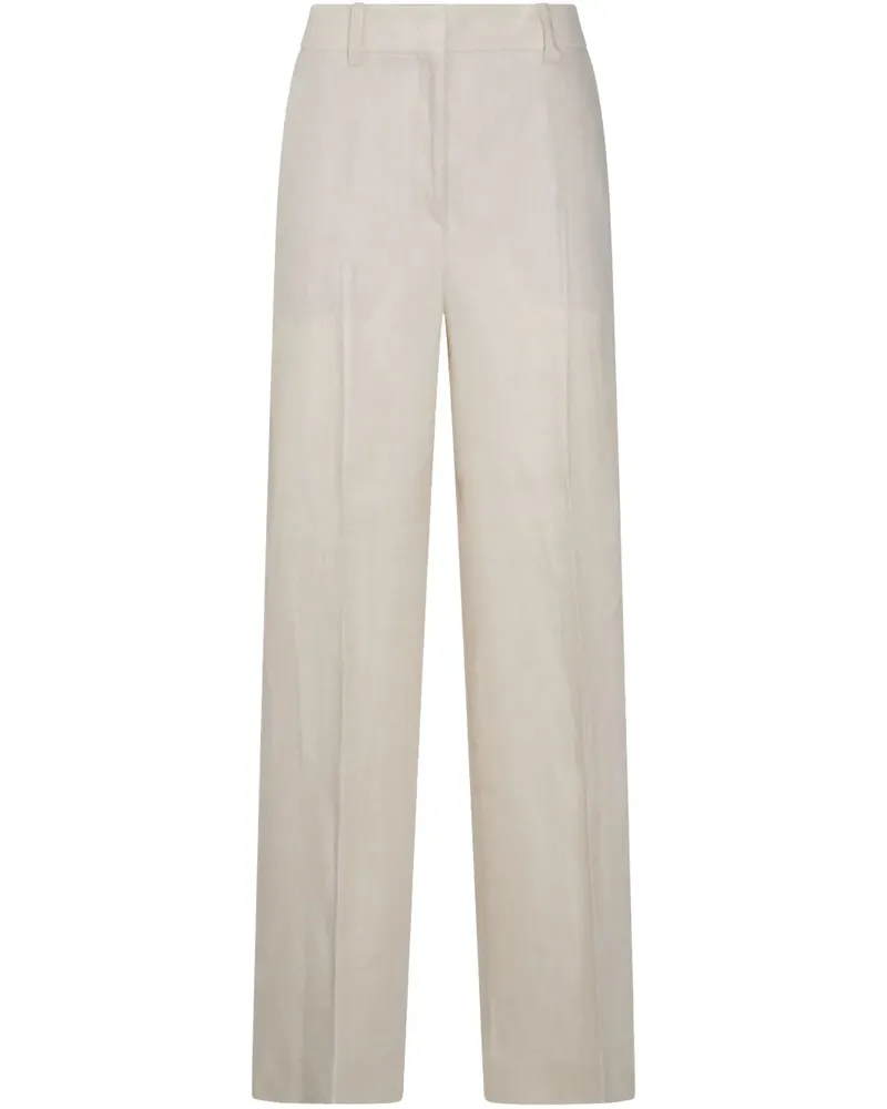 Incotex Hose aus Leinen - Nude Nude