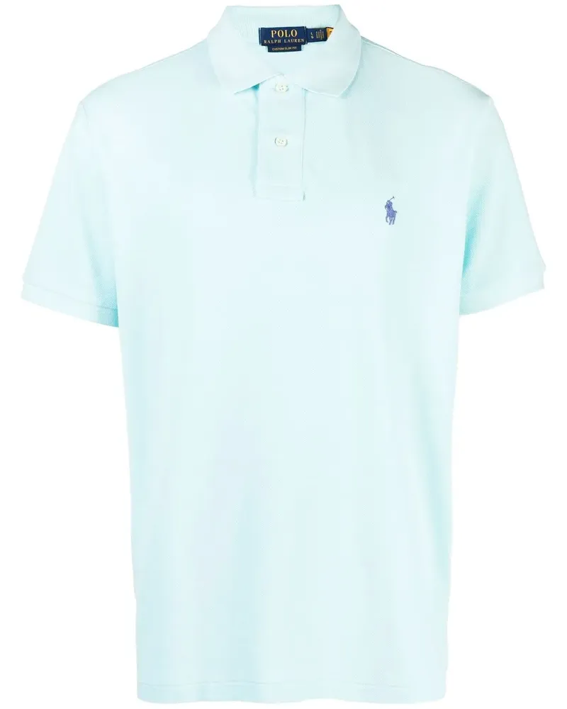 Ralph Lauren Poloshirt mit Logo-Stickerei - Blau Blau
