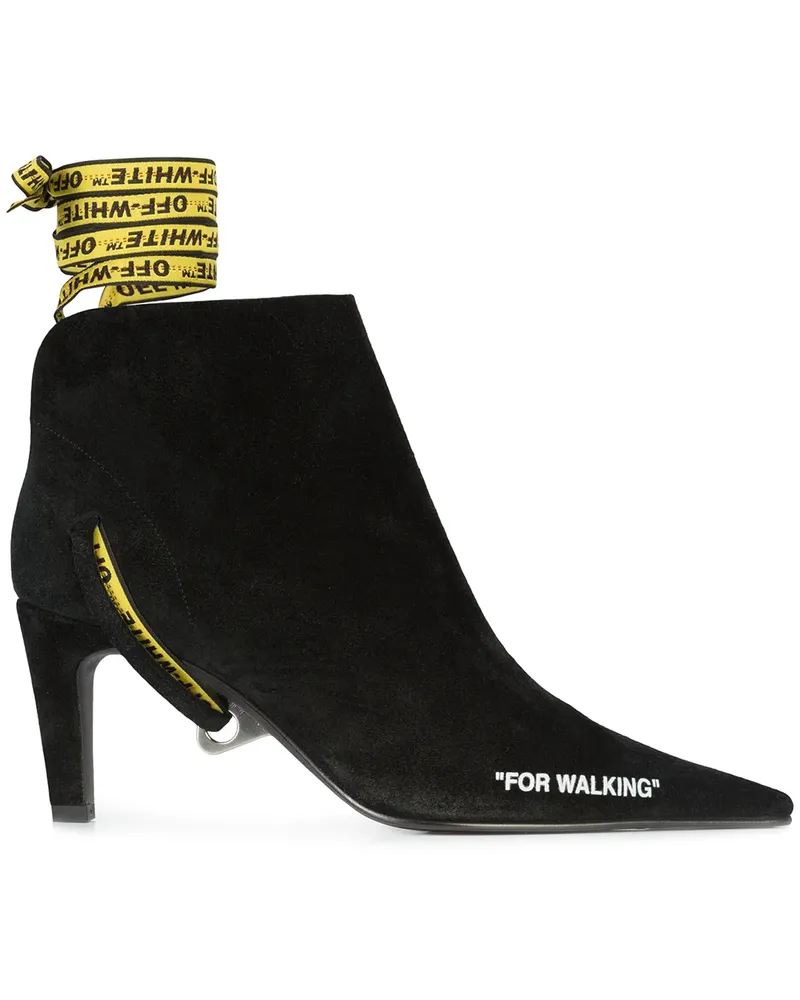 OFF-WHITE For Walking' Stiefeletten - Schwarz Schwarz