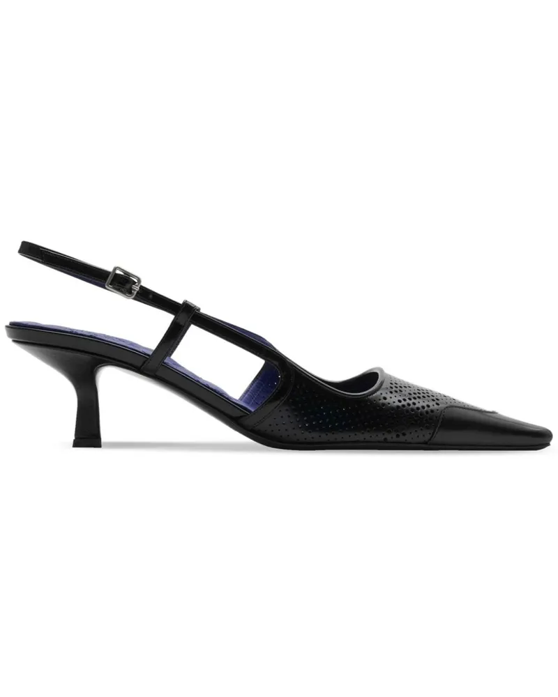 Burberry Chisel Slingback-Pumps 50mm - Schwarz Schwarz