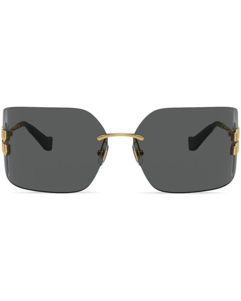 Miu Miu Rahmenlose Sonnenbrille - Gold Gold