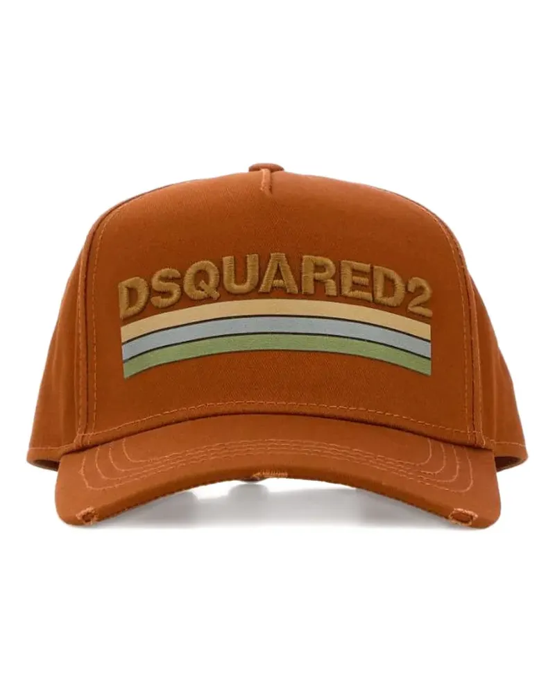 Dsquared2 Baseballkappe mit Logo - Orange Orange