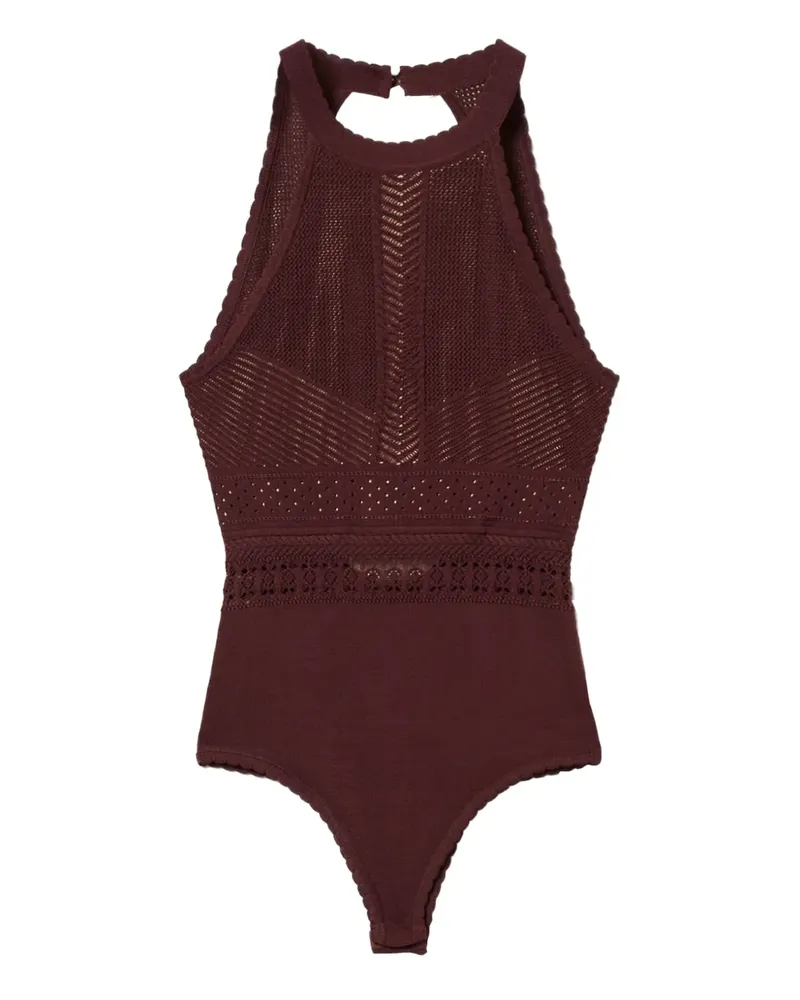 Twin-Set Gestrickter Body - Braun Braun