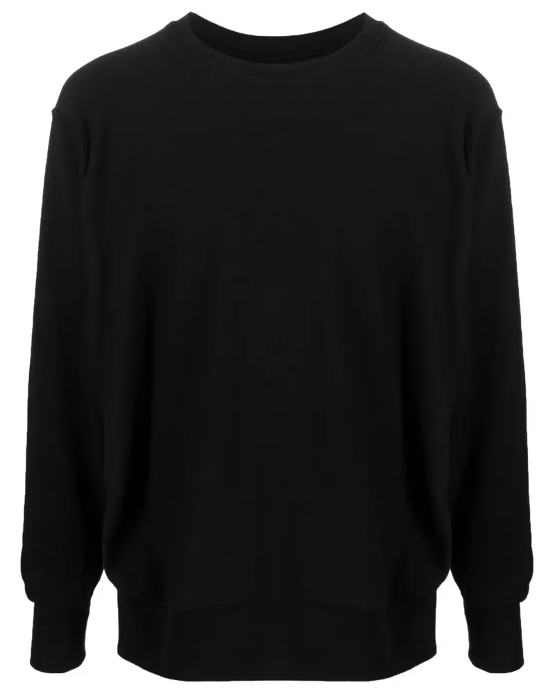 LES TIEN Sweatshirt mit gerippten Details - Schwarz Schwarz