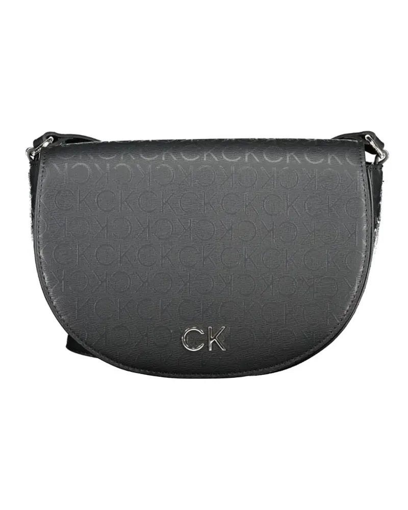 Calvin Klein Monogram shoulder bag - Schwarz Schwarz
