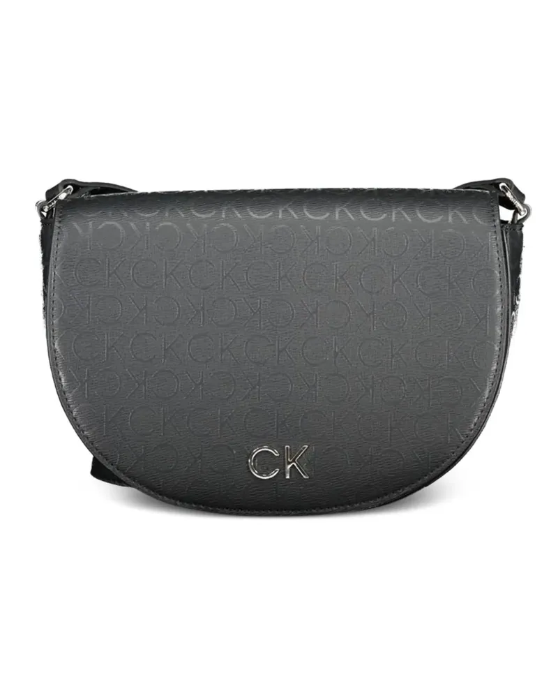 Calvin Klein Monogram shoulder bag - Schwarz Schwarz