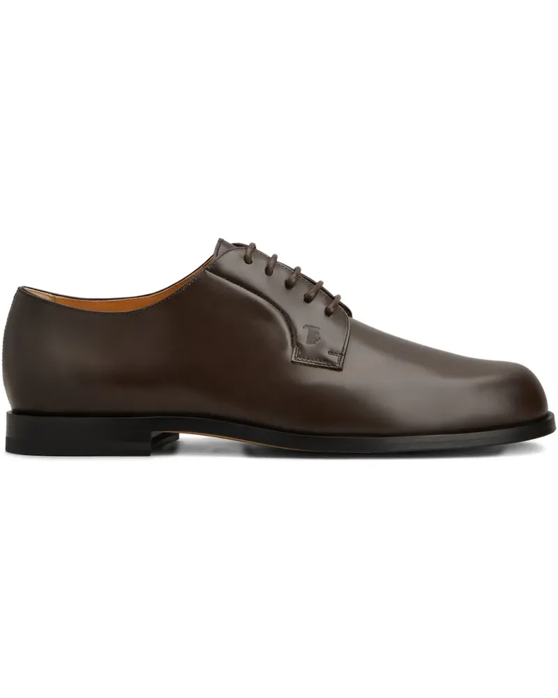 TOD'S Derby-Schuhe mit Prägung - Braun Braun