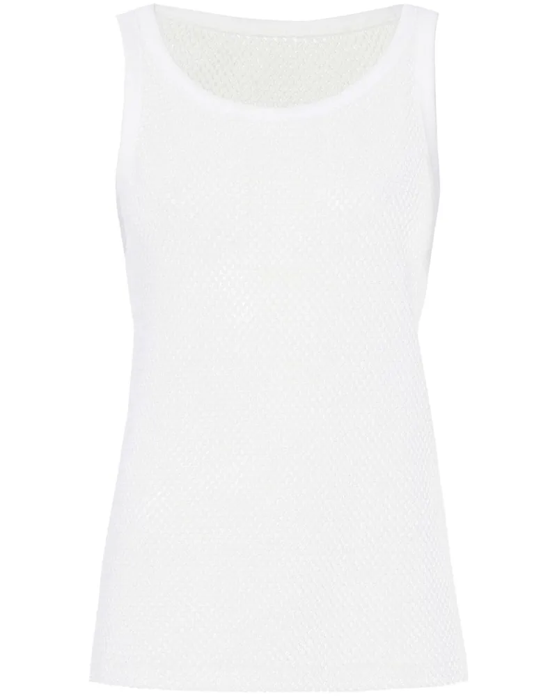 Proenza Schouler Perforiertes Kiki Tanktop - Weiß Weiß