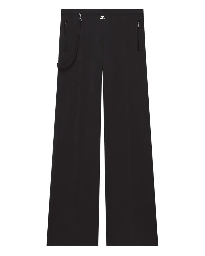 Courrèges Jogginghose mit Riemendetail - Schwarz Schwarz