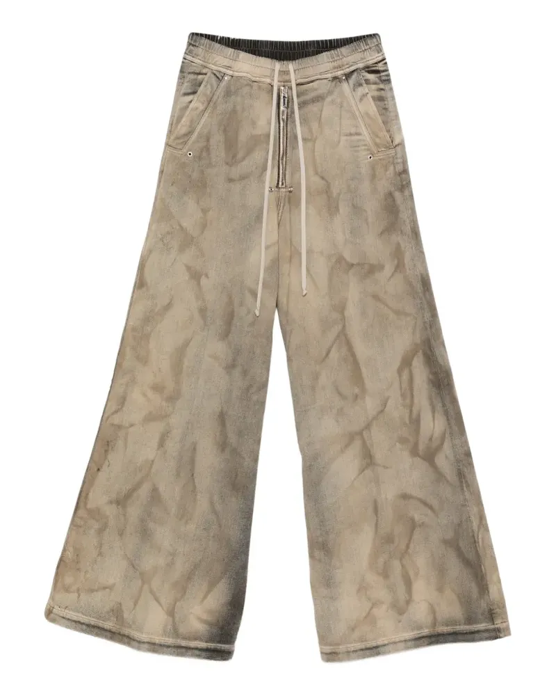 Rick Owens Wide-Leg-Jeans mit Kordelzug - Nude Nude