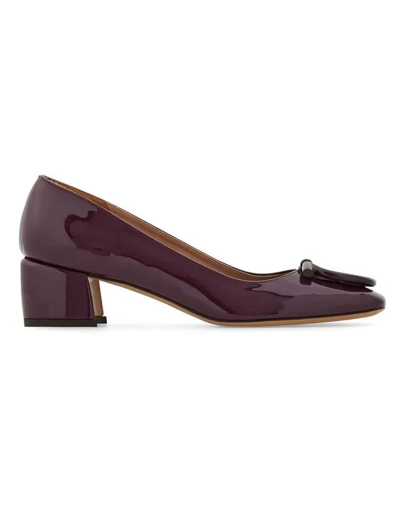 Ferragamo Pumps mit Gancini-Schild - Violett Violett