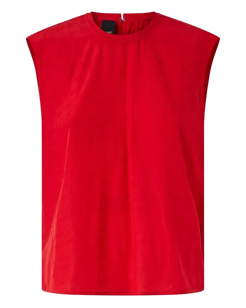 Pinko Top mit Schleifenverschluss - Rot Rot