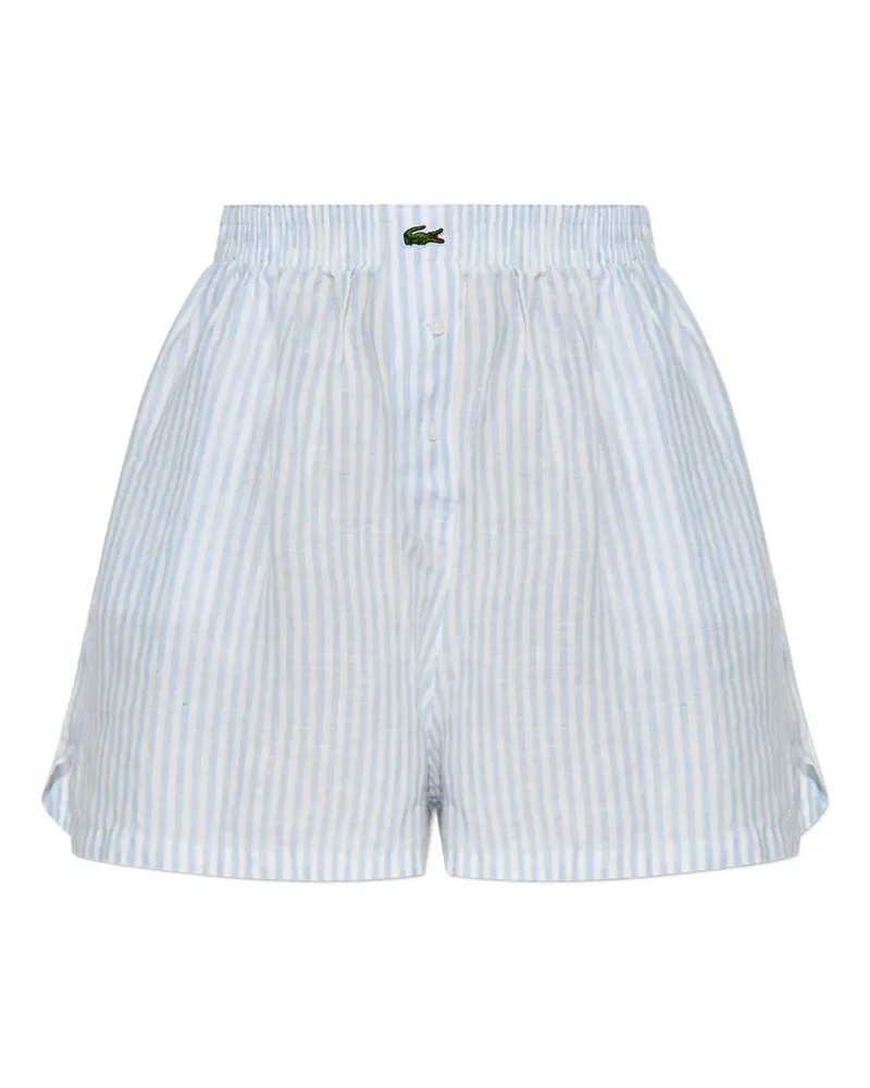 Lacoste Shorts aus Leinen - Blau Blau