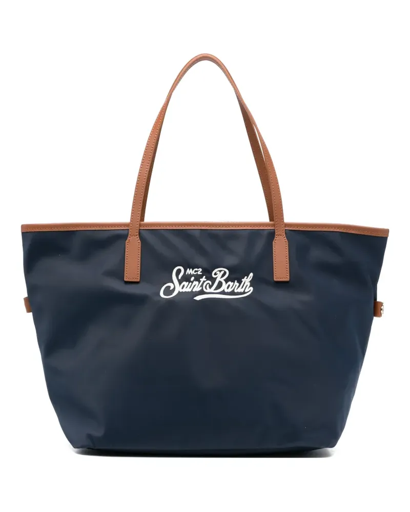 MC2 Saint Barth City logo tote bag - Blau Blau