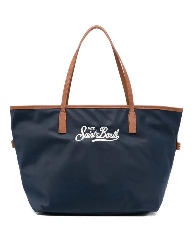 MC2 Saint Barth City logo tote bag - Blau Blau