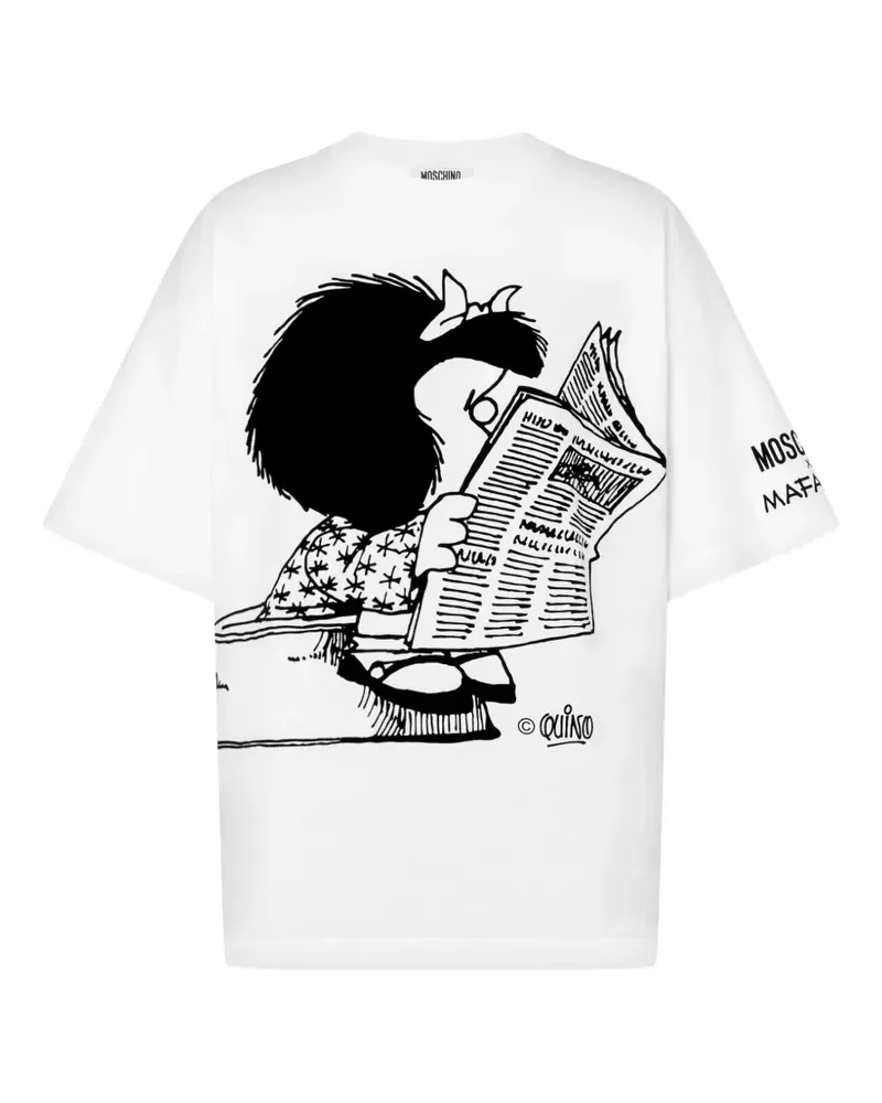 Moschino x Mafalda T-Shirt - Weiß Weiß