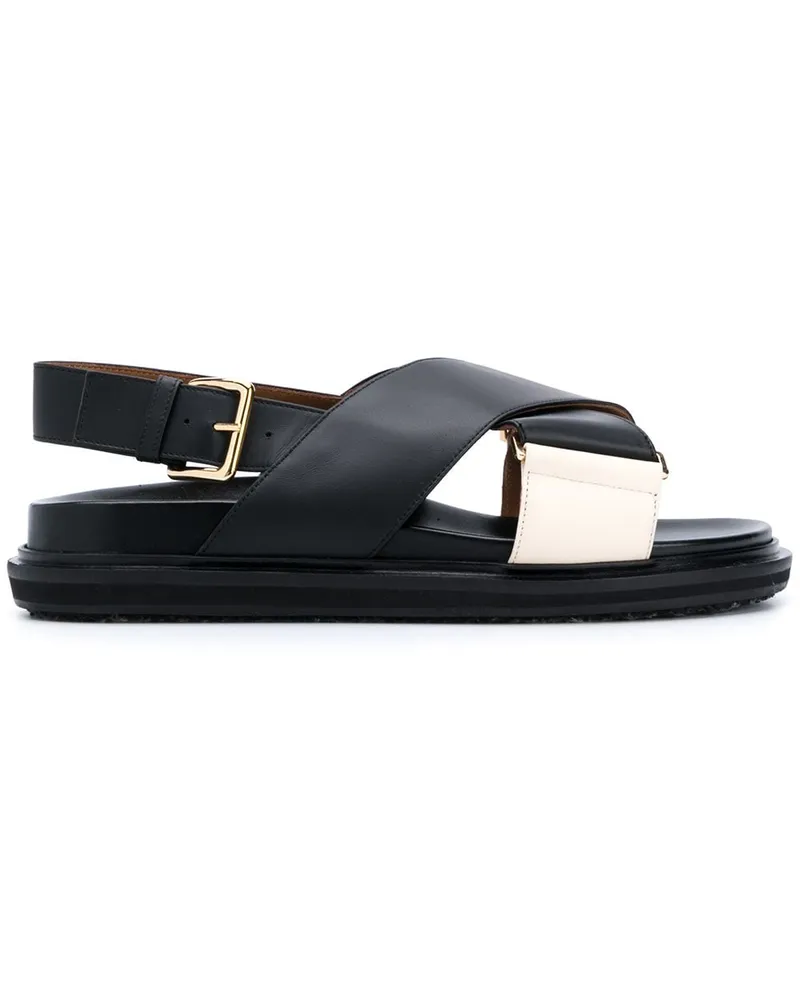 Marni Fussbett' Sandalen - Schwarz Schwarz