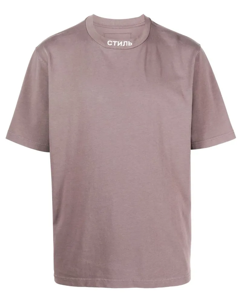 Heron Preston T-Shirt mit Rundhalsausschnitt - Grau Grau