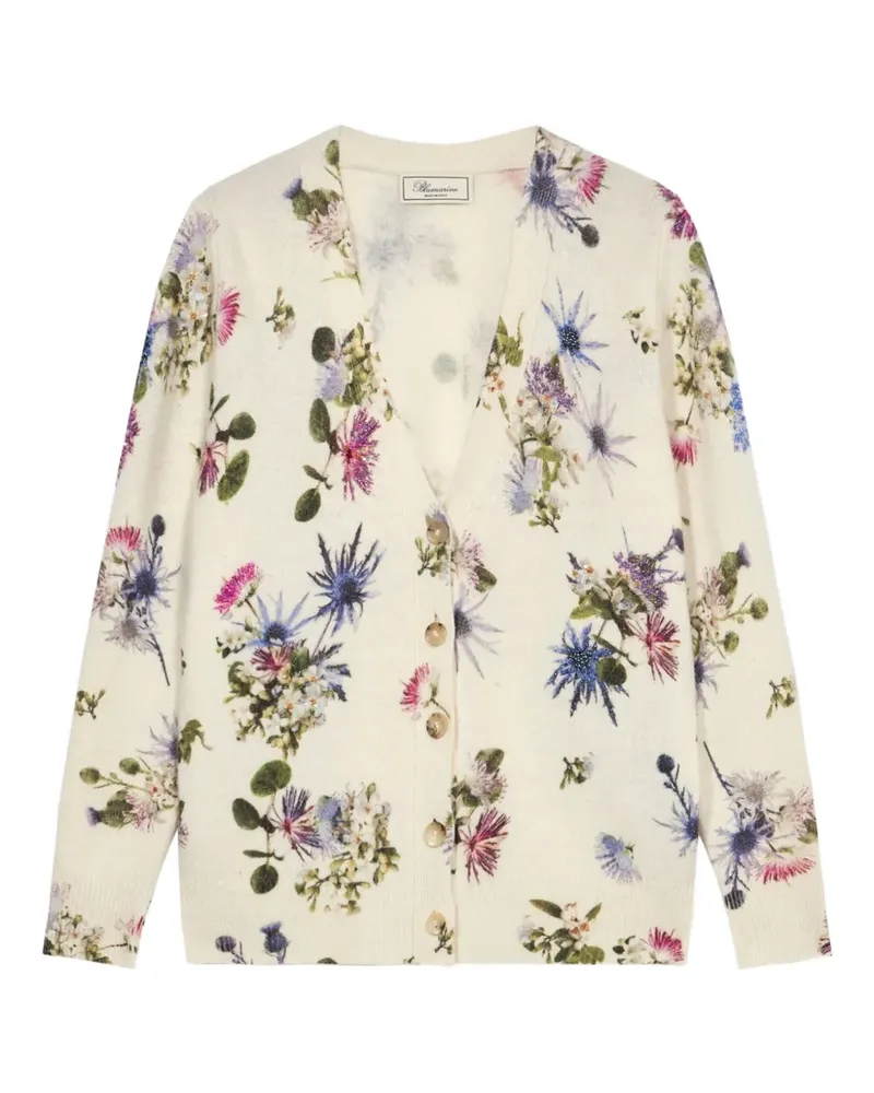 Blumarine Cardigan mit Perlen - Nude Nude