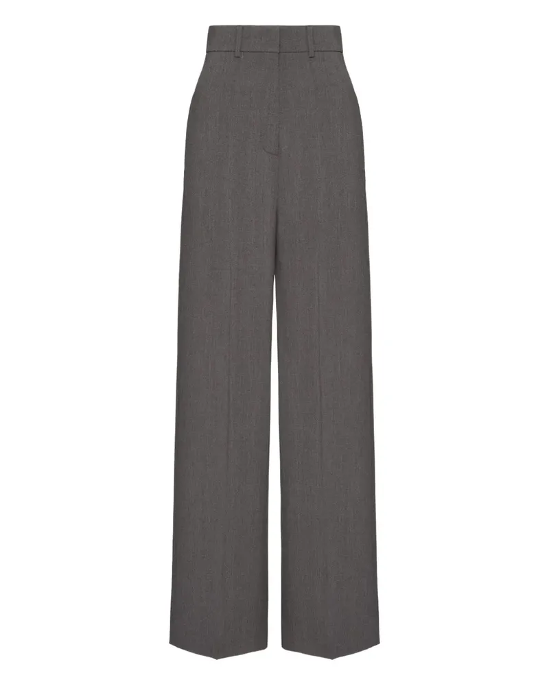 Valentino Garavani Active Gabardine-Hose - Grau Grau