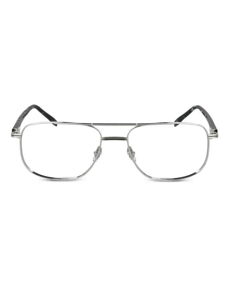Lacoste Klassische Pilotenbrille - Silber Silber