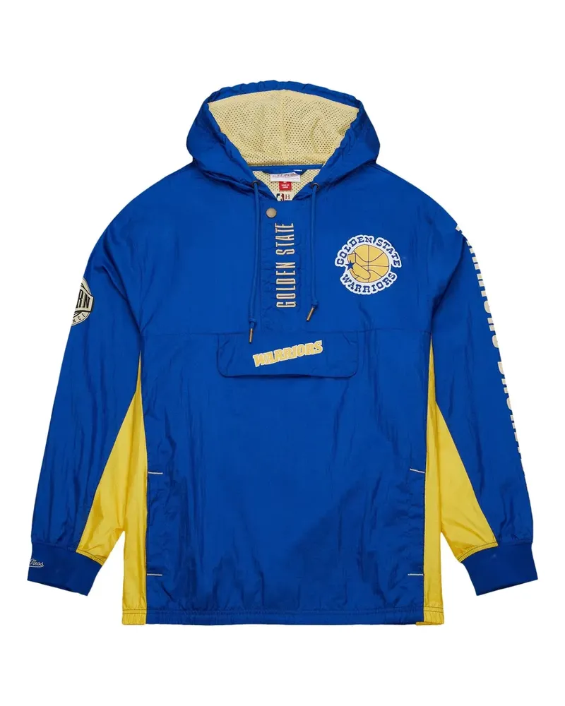 Mitchell & Ness Golden State Warriors Team OG 2.0 Hoodie - Blau Blau