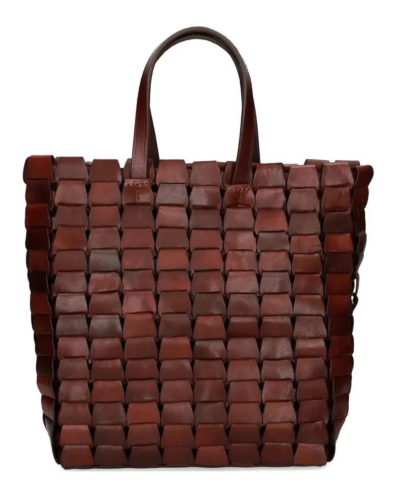 Dragon Diffusion Handtasche mit geflochtenem Henkel - Braun Braun