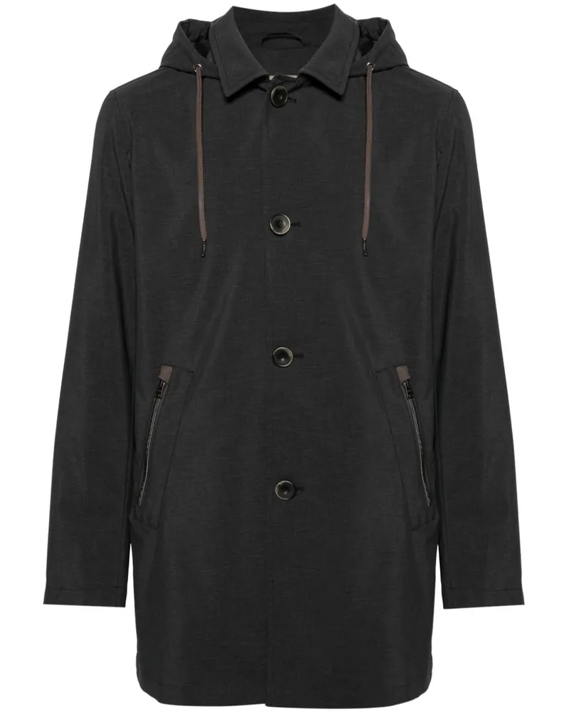 Herno Midiparka mit Kapuze - Grau Grau