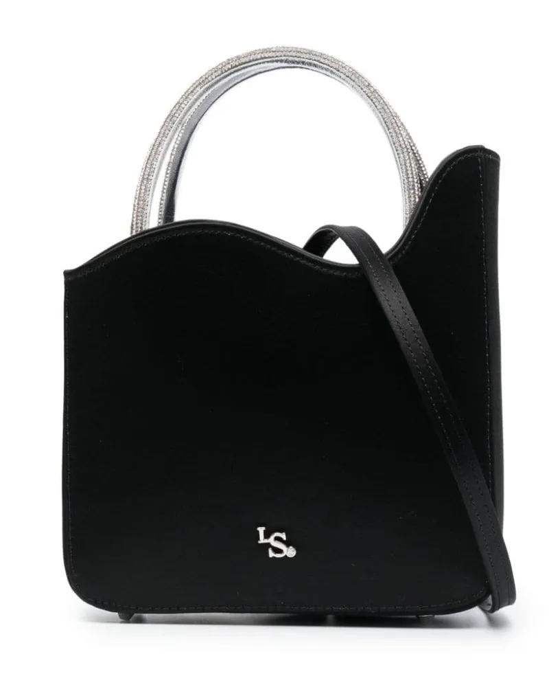 Le Silla Micro Ivy Satin Tasche - Schwarz Schwarz