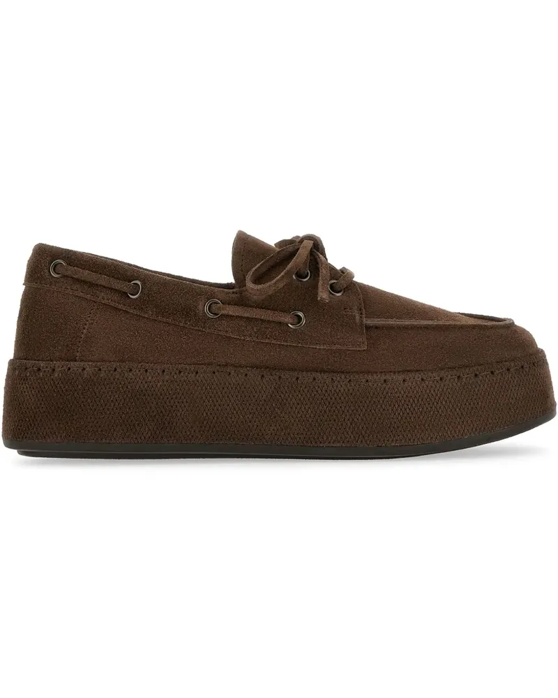 Hogan Loafer aus Wildleder - Braun Braun
