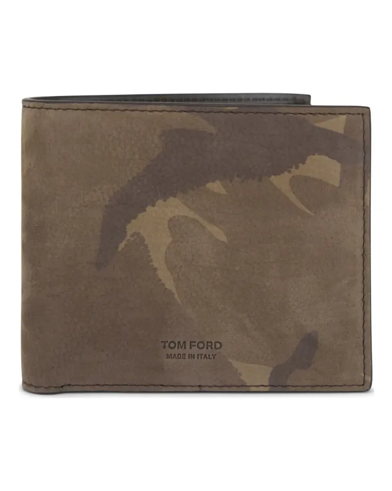 Tom Ford Camo Portemonnaie mit Klappe - Braun Braun