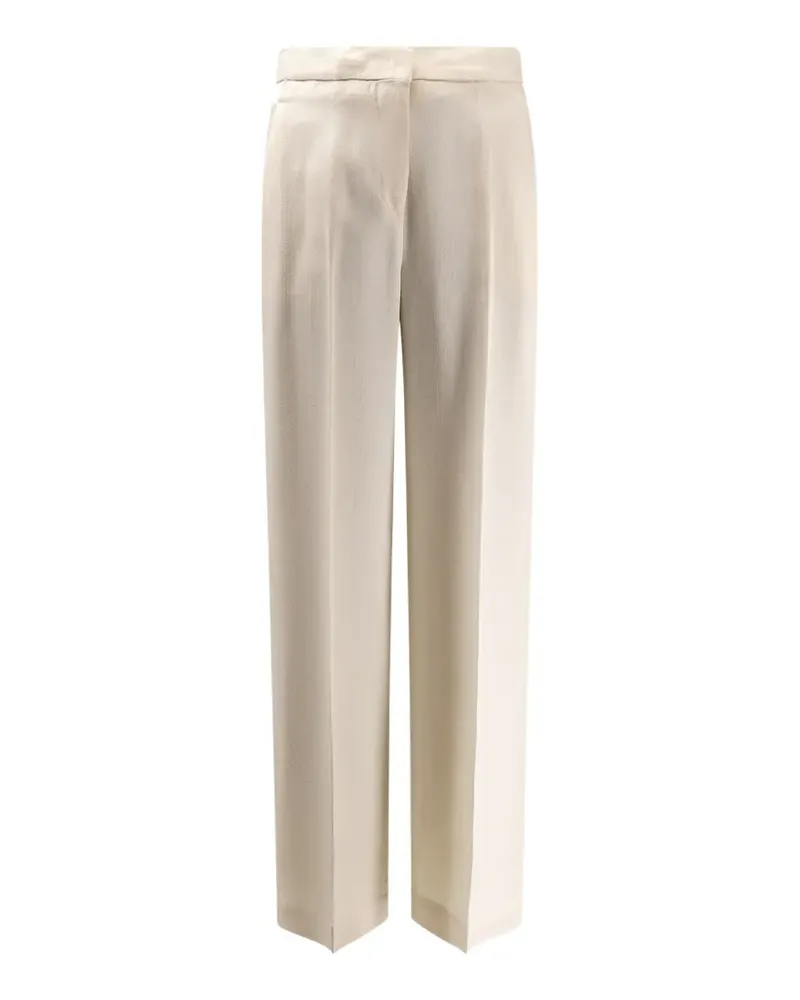 Semicouture Hose mit weitem Bein - Nude Nude