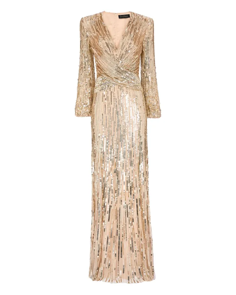 Jenny Packham Cosmos Maxikleid - Gold Gold