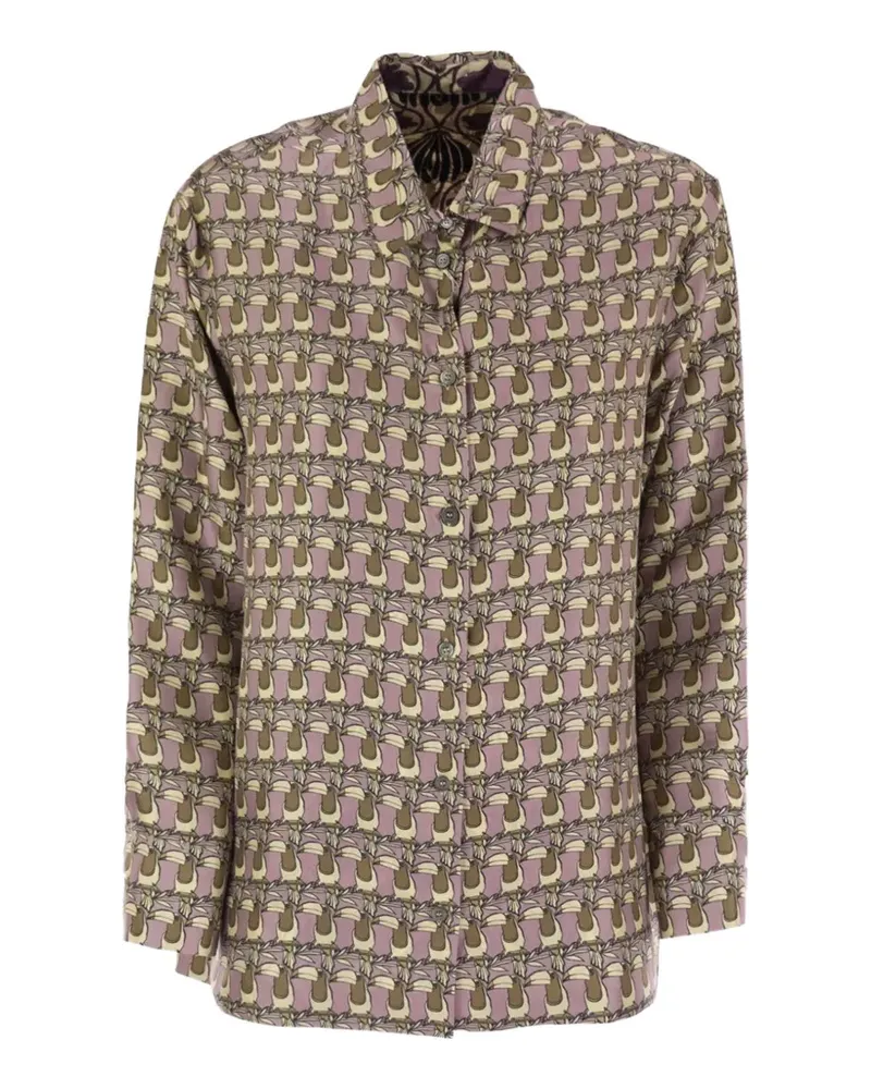 Max Mara Times printed reversible shirt - Violett Violett
