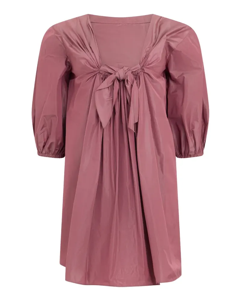 Alberta Ferretti Minikleid mit Schleife - Rosa Rosa