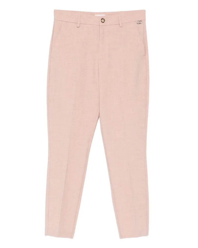 Liu Jo Hose mit Knöpfen - Rosa Rosa