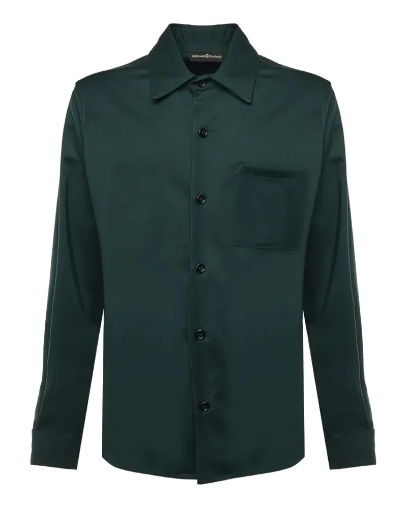 Giuliano Galiano Hemd mit Brusttasche - Grün Grün