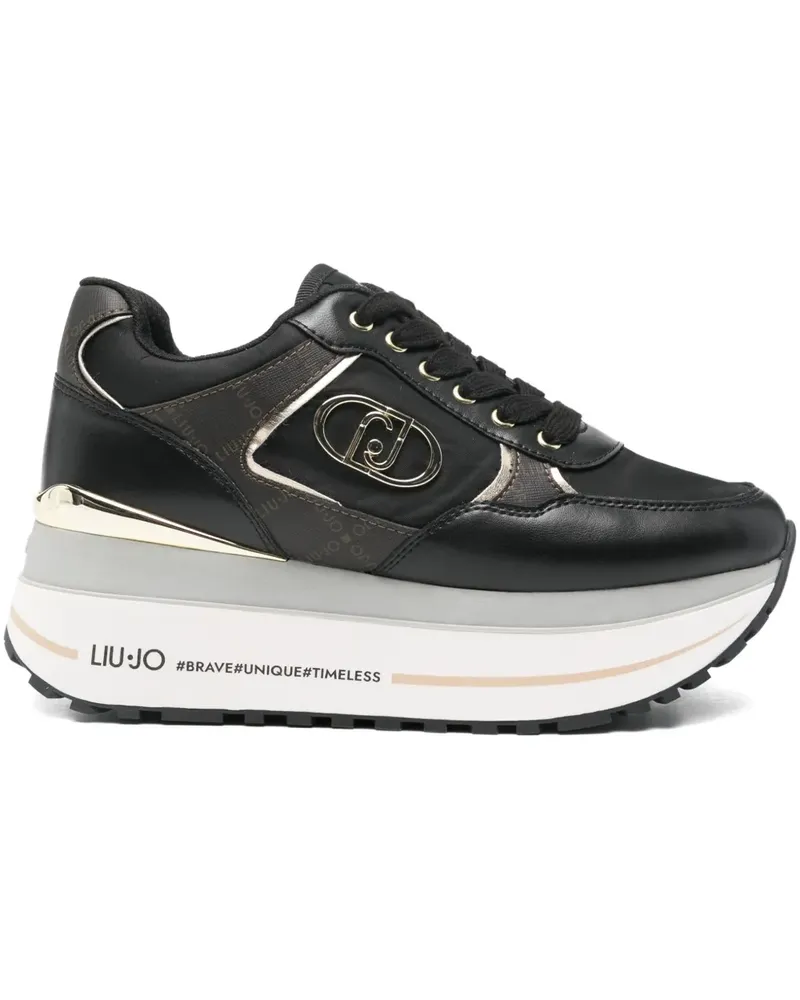 Liu Jo Wonder Plus 01 Plateau-Sneakers - Schwarz Schwarz