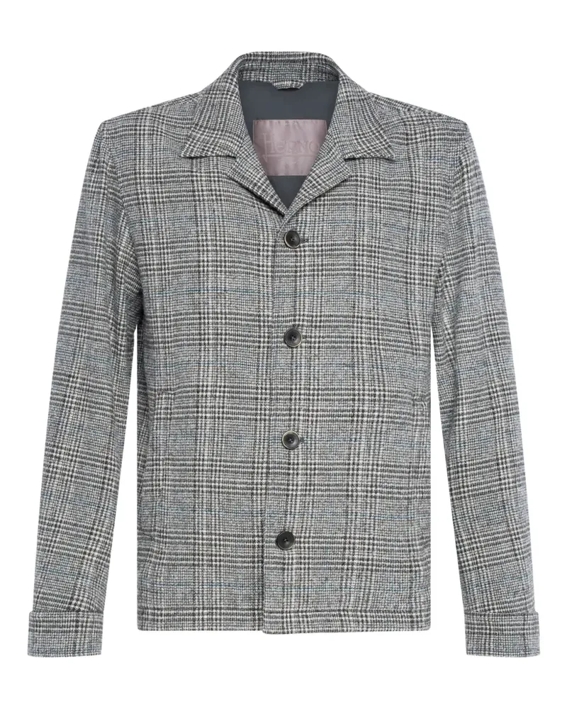 Herno Kariertes Sakko - Grau Grau