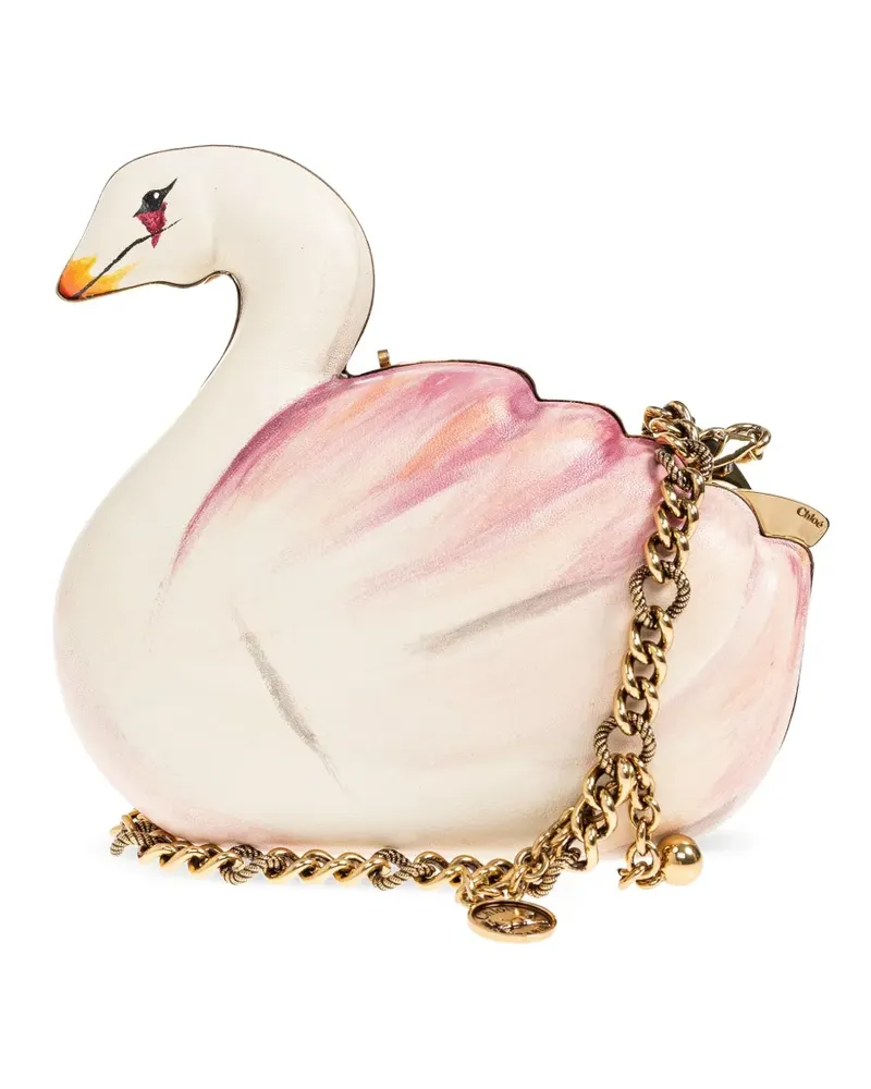 Chloé Tropicus swan-shaped crossbody bag - Nude Nude