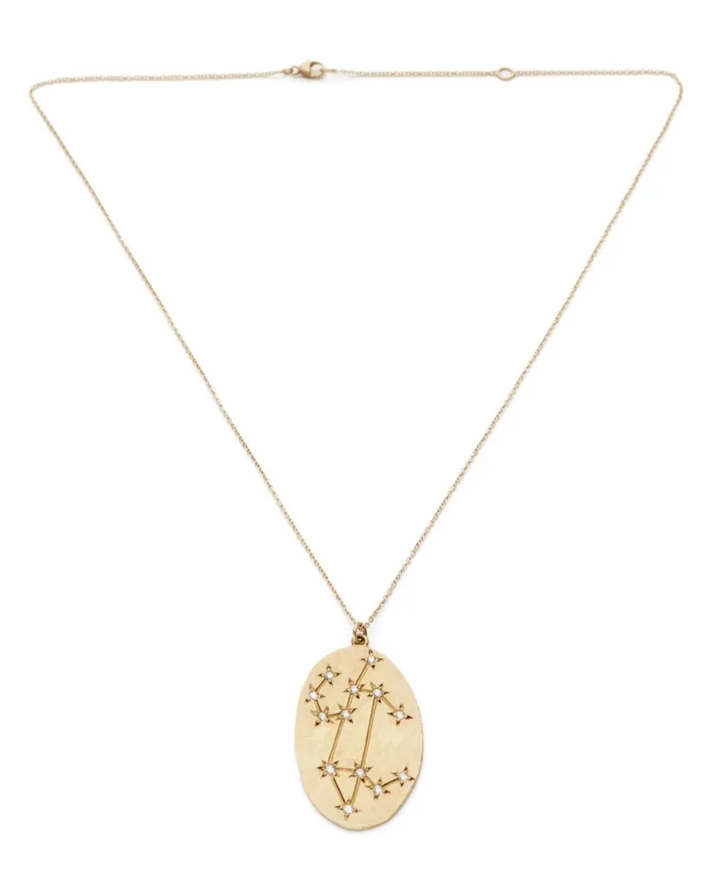 Brooke Gregson 18kt yellow gold Leo diamond necklace Gold