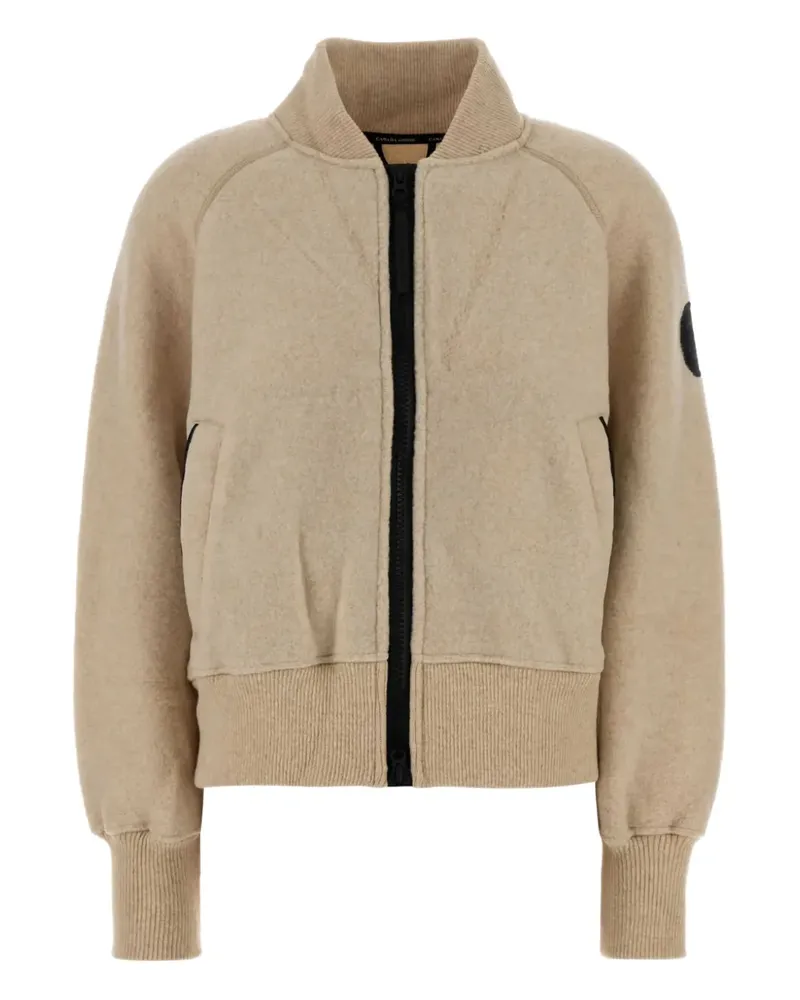 Canada Goose Bomberjacke aus Fleece - Nude Nude