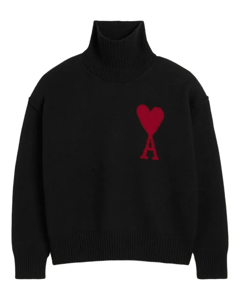 AMI Paris Ami de Coeur Pullover - Schwarz Schwarz