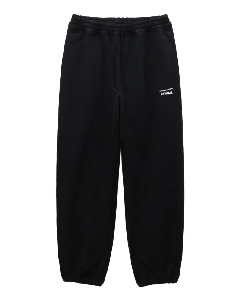 Comme des Garçons Homme Jogginghose mit Logo-Print - Schwarz Schwarz