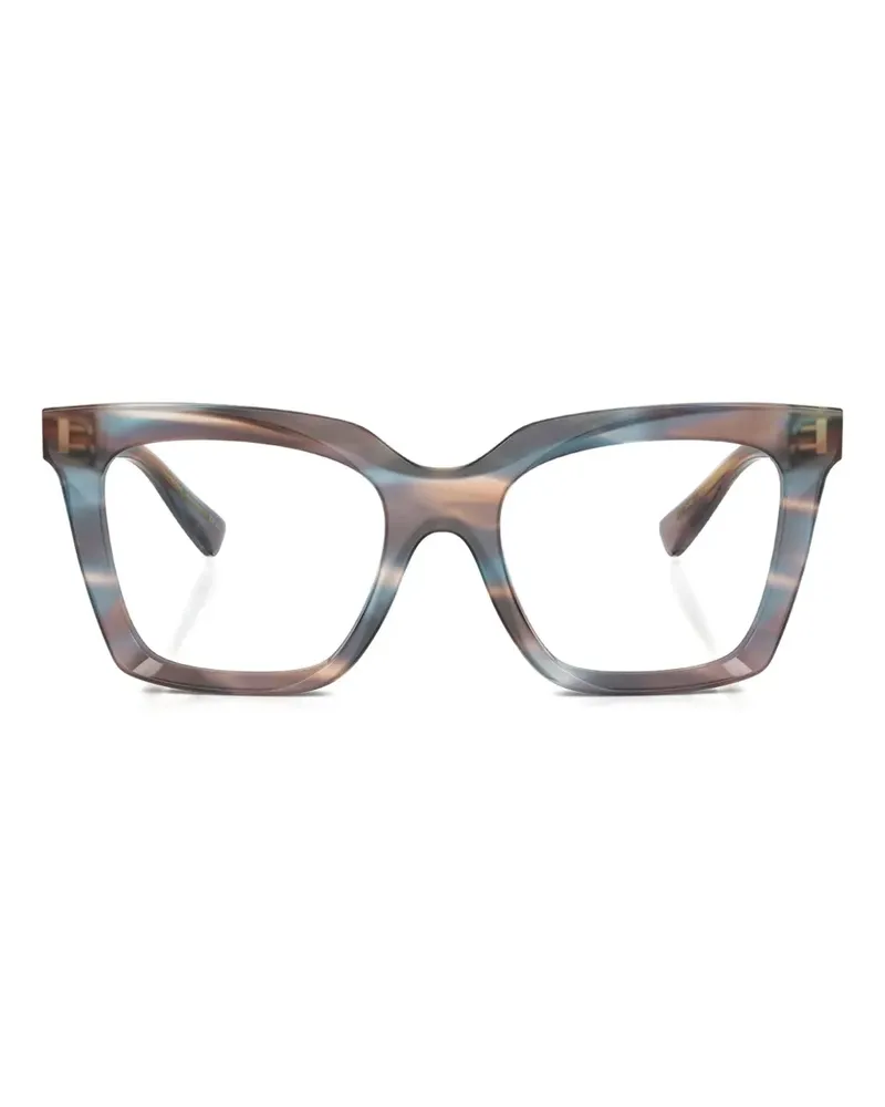 Dolce & Gabbana Brille im Cat-Eye-Design - Blau Blau