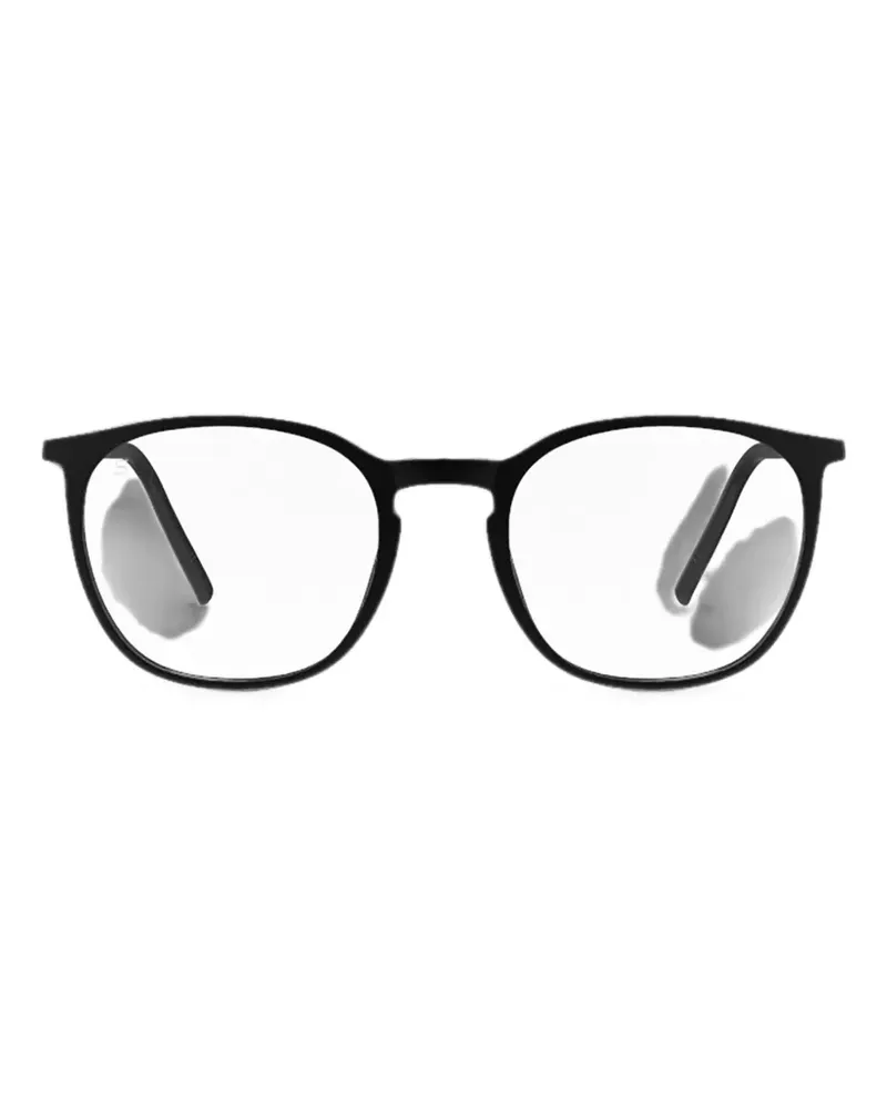 Silhouette round-frame glasses - Schwarz Schwarz